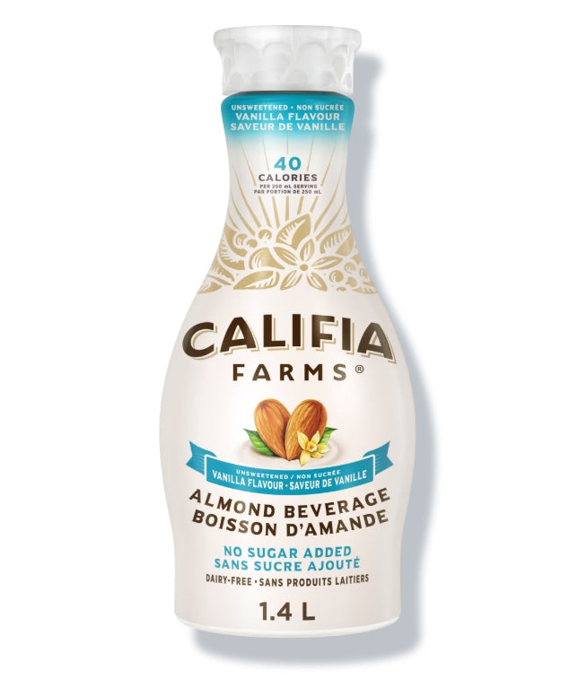 Califia Farms Unsweetened Vanilla Almond Beverage 1.4L