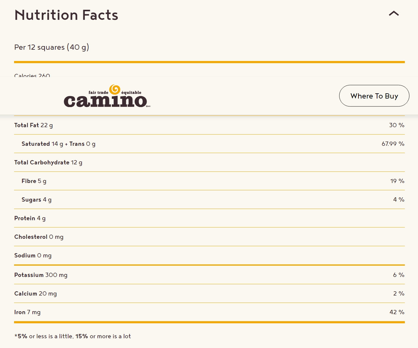 Camino Intensely 88% Dark Chocolate Bar 80g