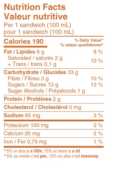 SNO Vegan Pumpkin Spice Sandwich 3 x 100ml