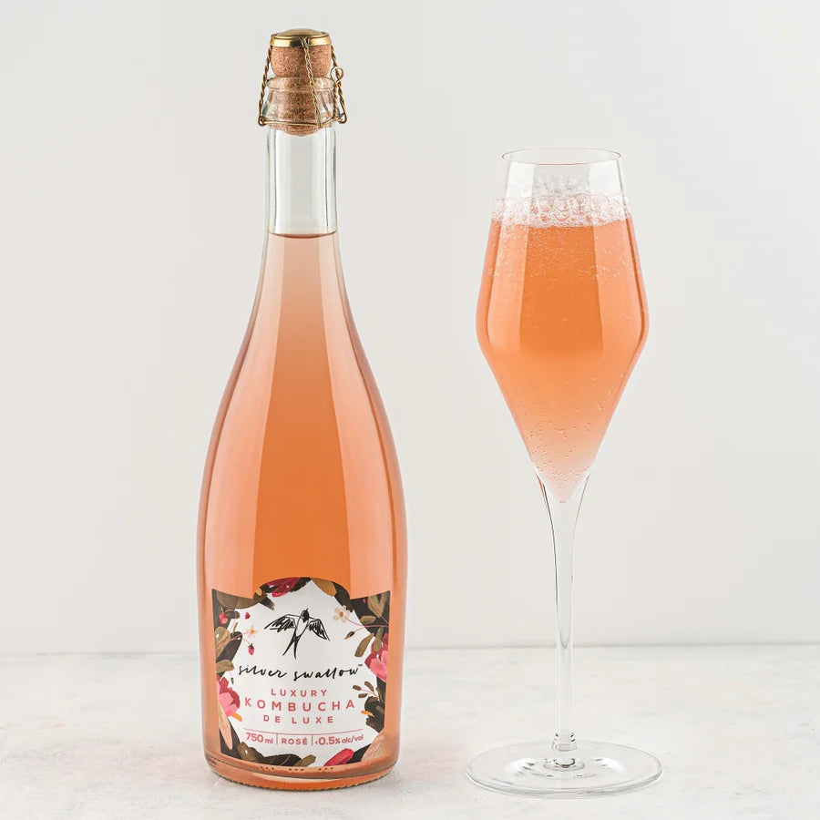 Silver Swallow Luxury Rose Kombucha 750ml