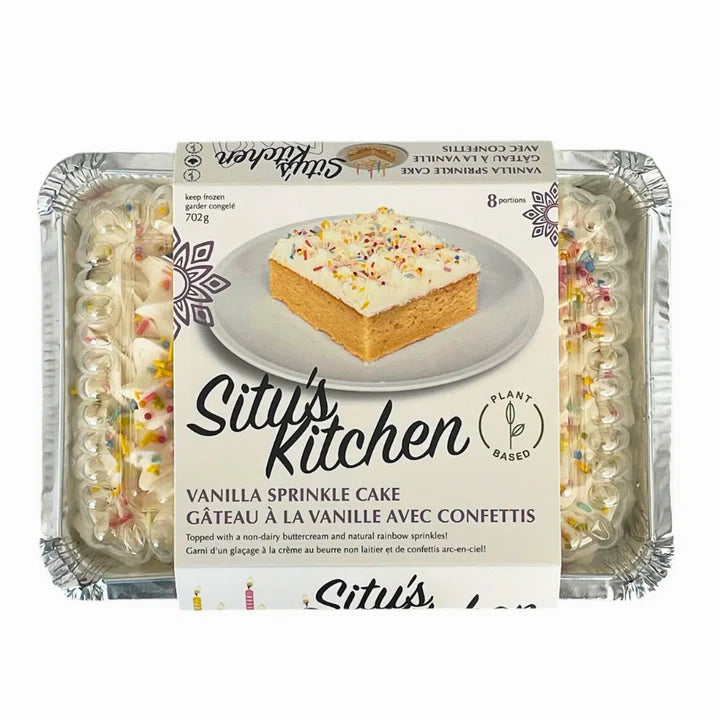 Situ's Kitchen Vegan Vanilla Sprinkle Cake 720gm