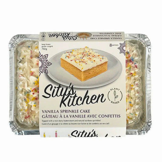Situ's Kitchen Vegan Vanilla Sprinkle Cake 720gm