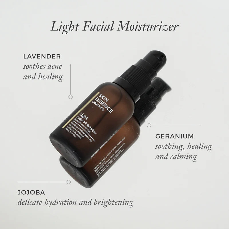 Skin Essence Organics Light Facial Moisturizer (Oily/Acne Prone skin) 30ml