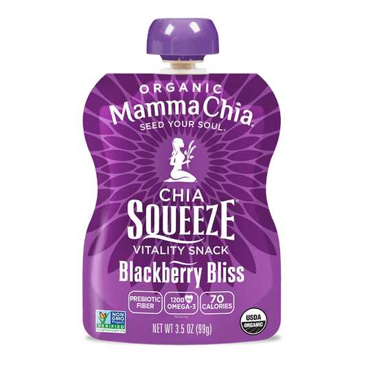 Mamma Chia Organic Blackberry Squeeze 4 pack 400gm