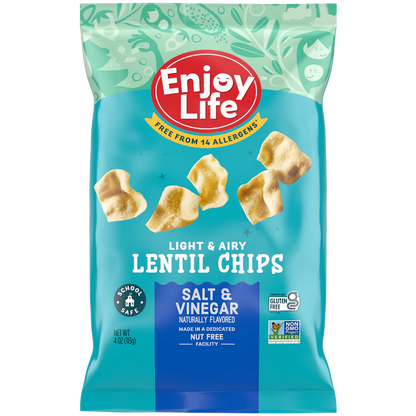 Enjoy Life Salt and Vinegar Lentil Chips 113gm
