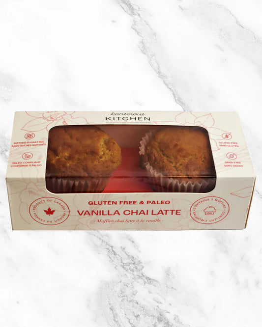 Konscious Kitchen GF P Vanilla Chai Latte Muffin Pack of 2