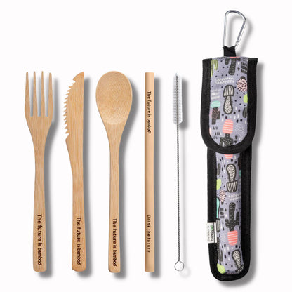 The Future is Bamboo Reusable Utensil Kit