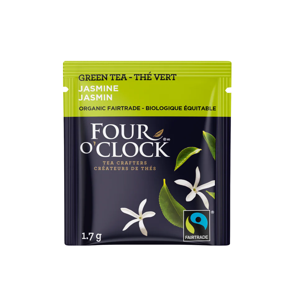 Four O' Clock Organic Jasmine Green Tea 16 ct.