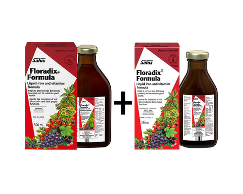 Salus Floradix Liquid Iron and Vitamins Formula 500ml