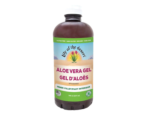 Lily of the Desert Organic Aloe Vera Juice 946ml Glass
