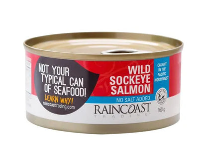 Raincoast No Salt Added Wild Sockeye Salmon 160g
