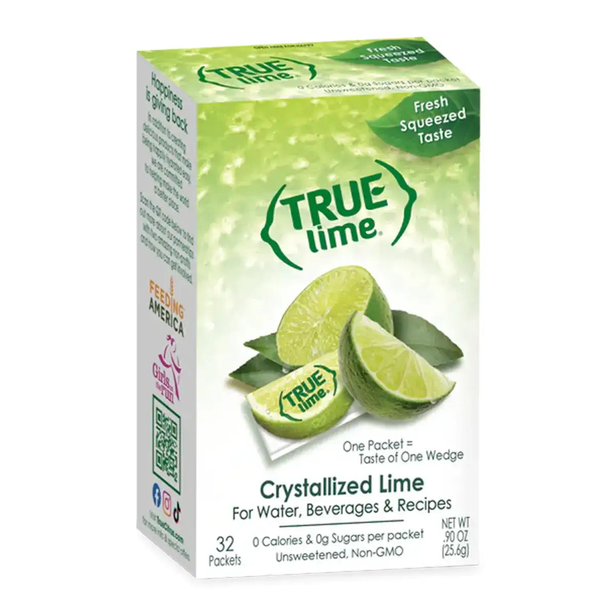 True Lime Crystalized Lime Flavour Packs 32ct