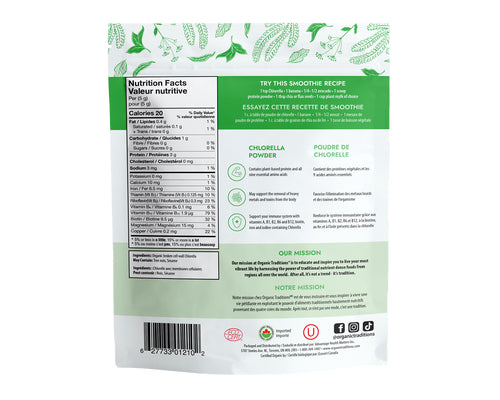 Organic Traditions Chlorella Powder 150g