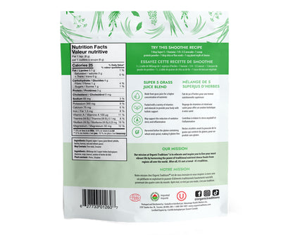 Organic Traditions Super 5 Grass Juice Blend 150gm