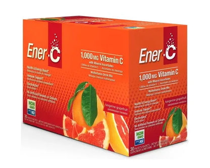 Ener-C Tangerine Grapefruit Instant Vitamin C Mix 30 Pack 1000mg