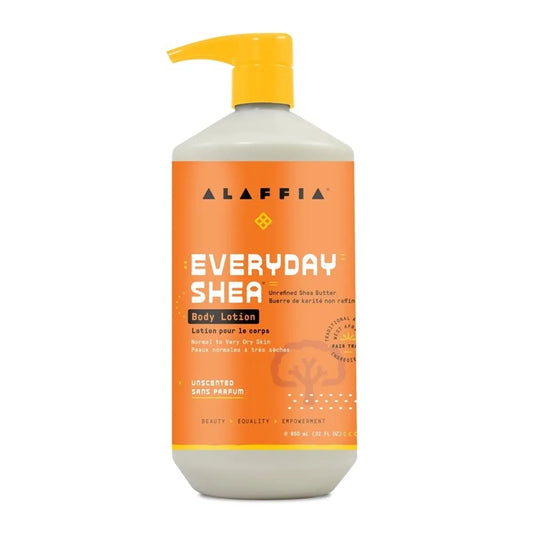 Alaffia Everyday Shea Unscented Body Lotion 950ml