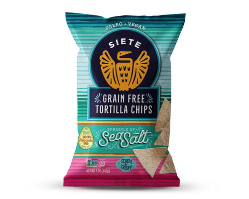 Siete Grain Free Sea Salt Tortilla Chips 142gm