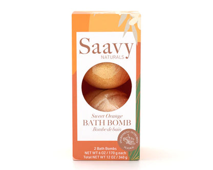 Saavy Naturals Sweet Orange Bath Bomb 340 gm 2 pack