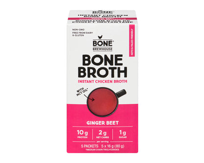 Bone Brewhouse Ginger Beet Instant Chicken Bone Broth 80gm