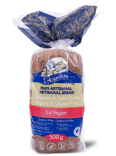 Cuisine L'Angelique Organic GF Vegan Bread 500g