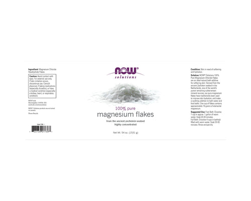 NOW Magnesium Flakes 1531g