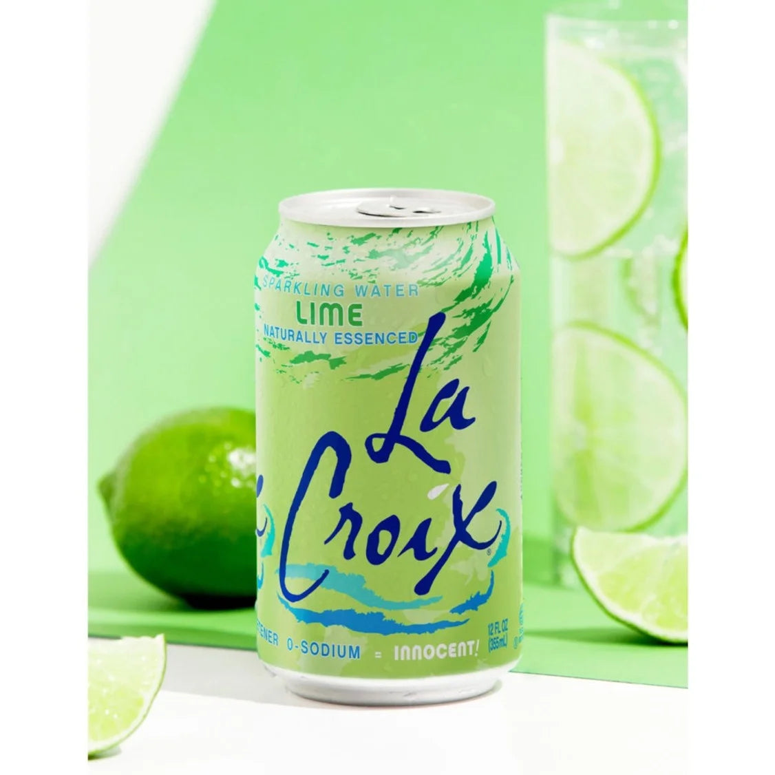 La Croix Lime Sparkling water 8 pack
