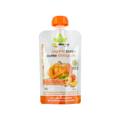 Bioitalia Organic Carrot Apricot Pumpkin Puree 120g