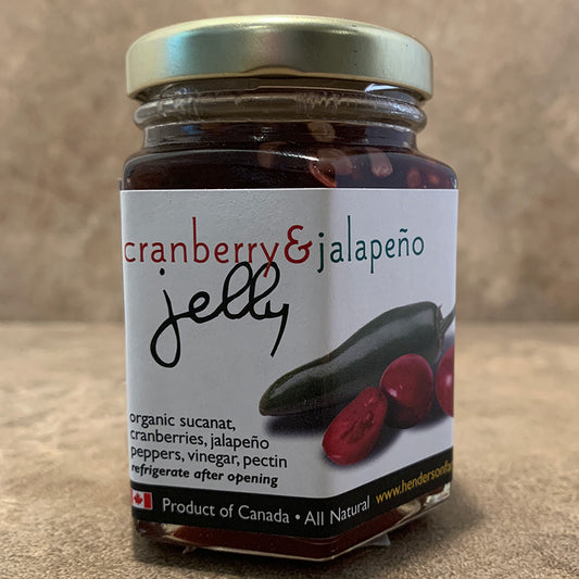 Henderson Farms All Natural Cranberry and Jalapeno Jelly 110ml