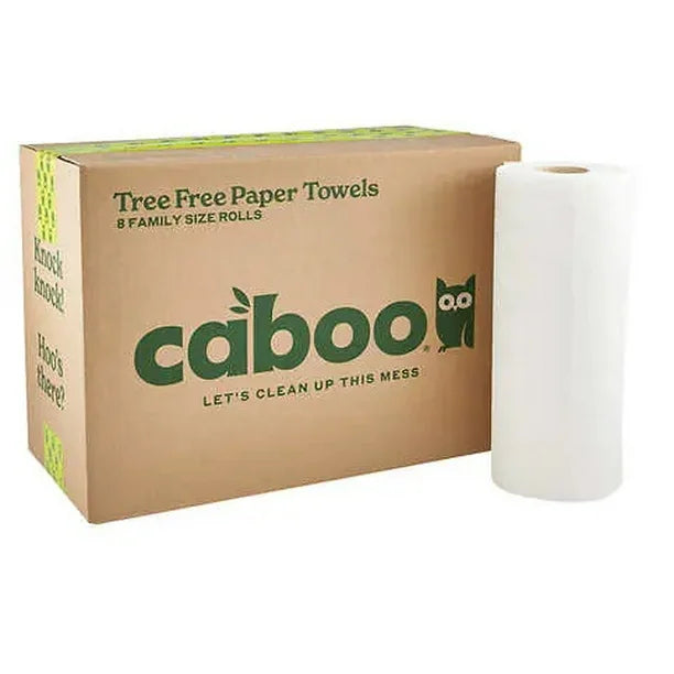 Caboo Bamboo Paper Towel 75 sheet/roll 2ct