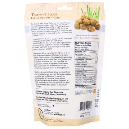 Ecoideas Organic Tigernut Flour 400gm
