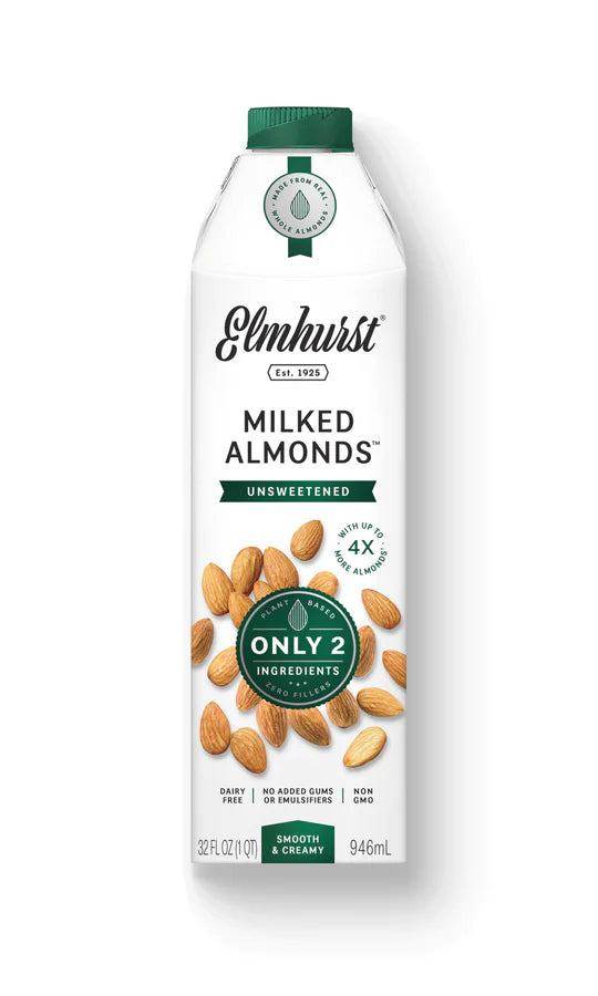 Elmhurst Unsweetened Milked Almond 946ml
