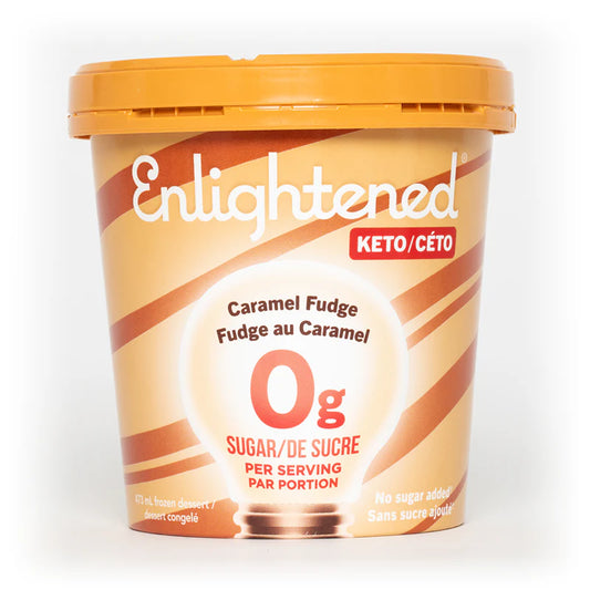 Enlightened Keto Caramel Fudge Ice Cream 473ml