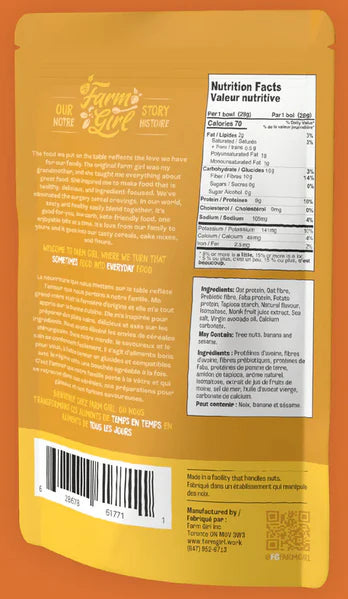 Farm girl  Keto Honey Nut O's Cereal 320gm
