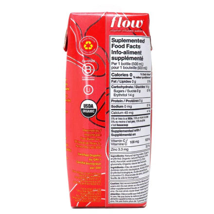 Flow Vitamin Infused Cherry Water 500ml