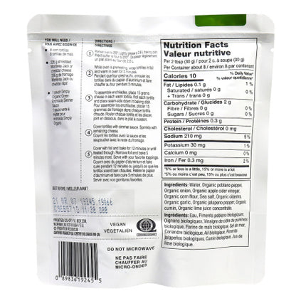 Simply Organic Green Enchilada Simmer Sauce 227g