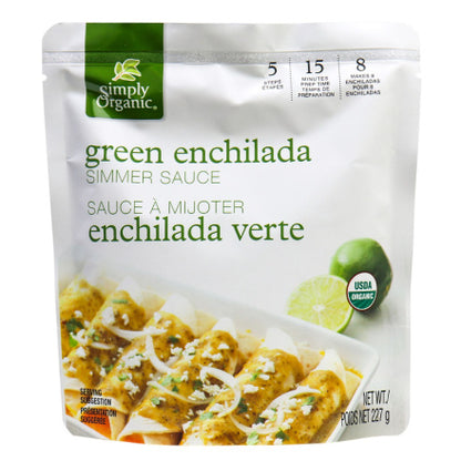 Simply Organic Green Enchilada Simmer Sauce 227g