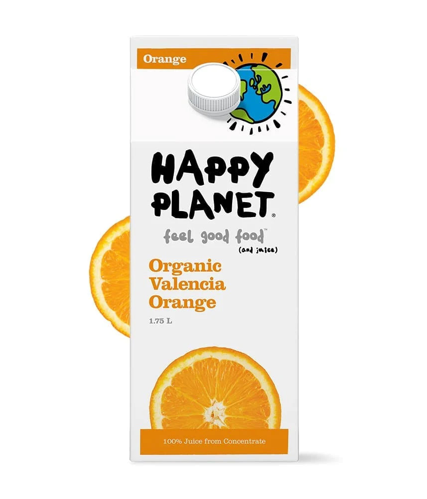 Happy Planet Organic Orange Juice 1.75L