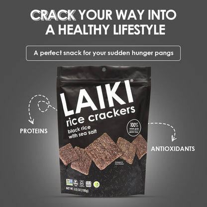 Laiki Black Rice Crackers