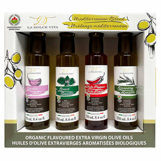 La Dolce Vita Organic EVOO Mediterranean Blend 4 pack
