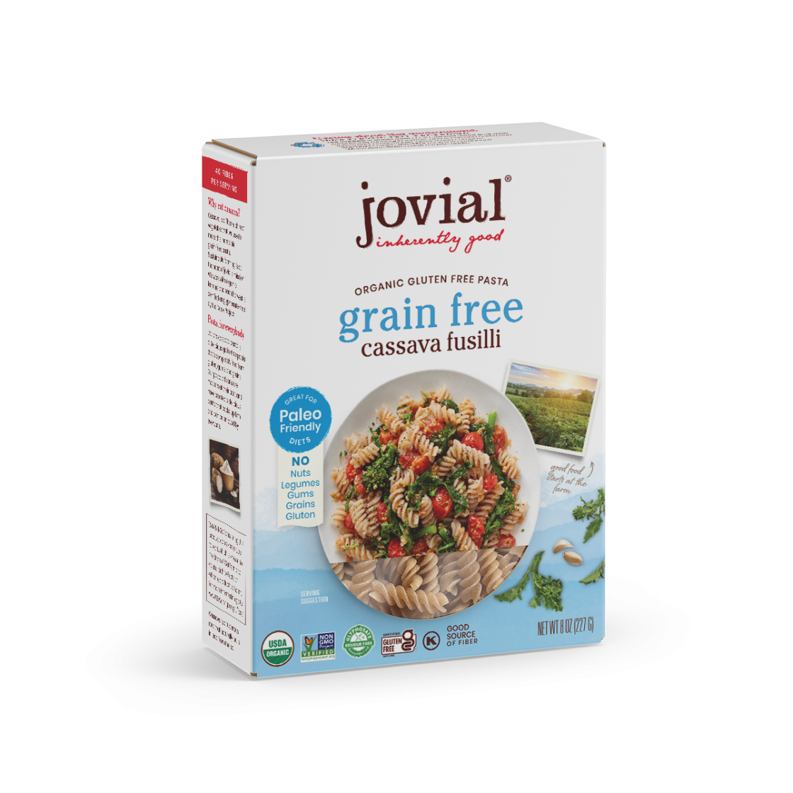 Jovial Organic Grain Free Cassava Fusilli 227gm