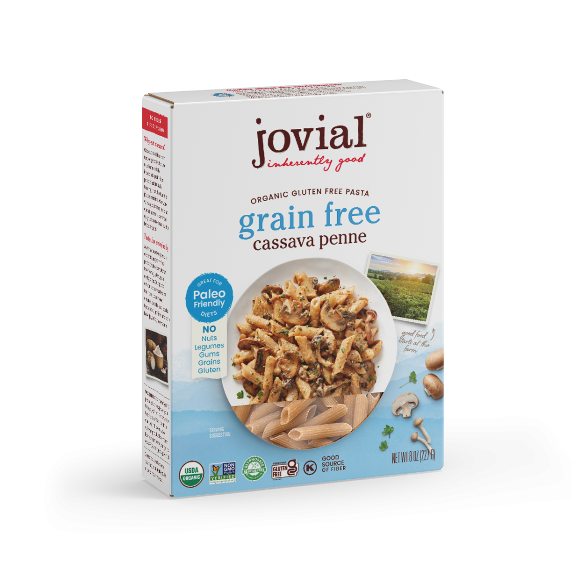 Jovial Organic Grain Free Cassava Penne 227gm
