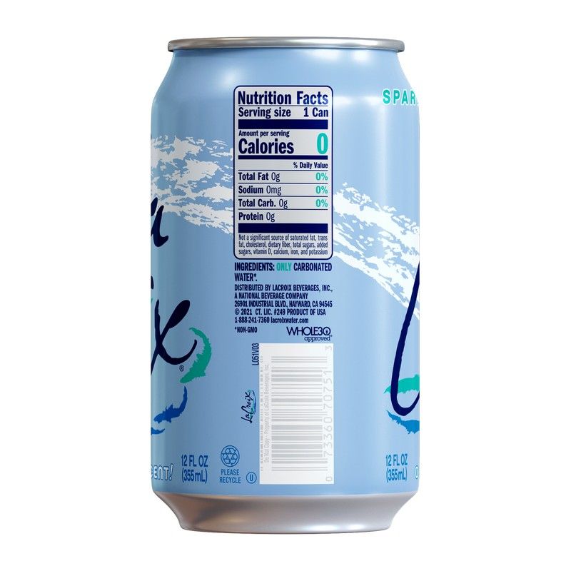 La Croix Pure Sparkling Water 8 pack