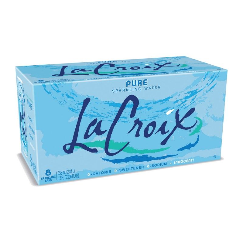 La Croix Pure Sparkling Water 8 pack