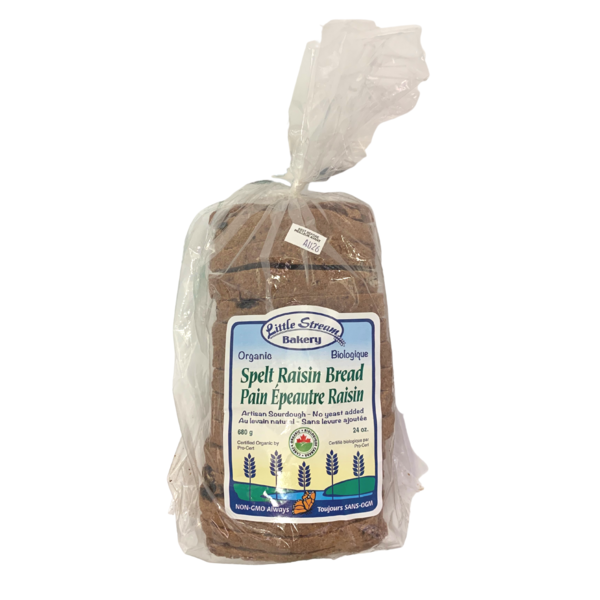 Little Stream Bakery Spelt Raisin Bread