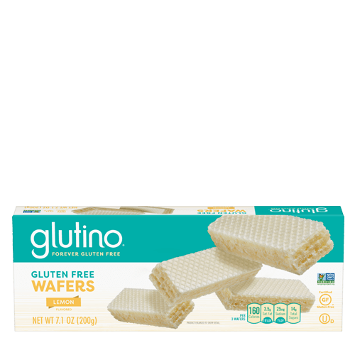 Glutino Lemon Cream Wafer Cookie