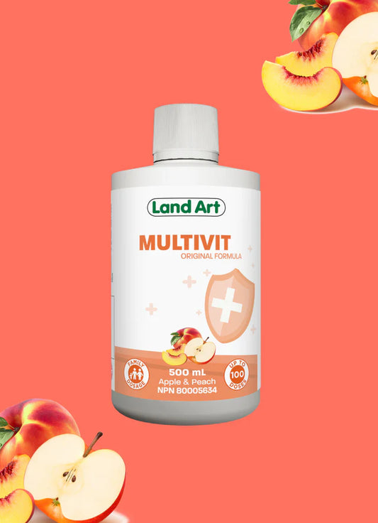 Land Art Peach Apple Multivitamin Liquid 500ml