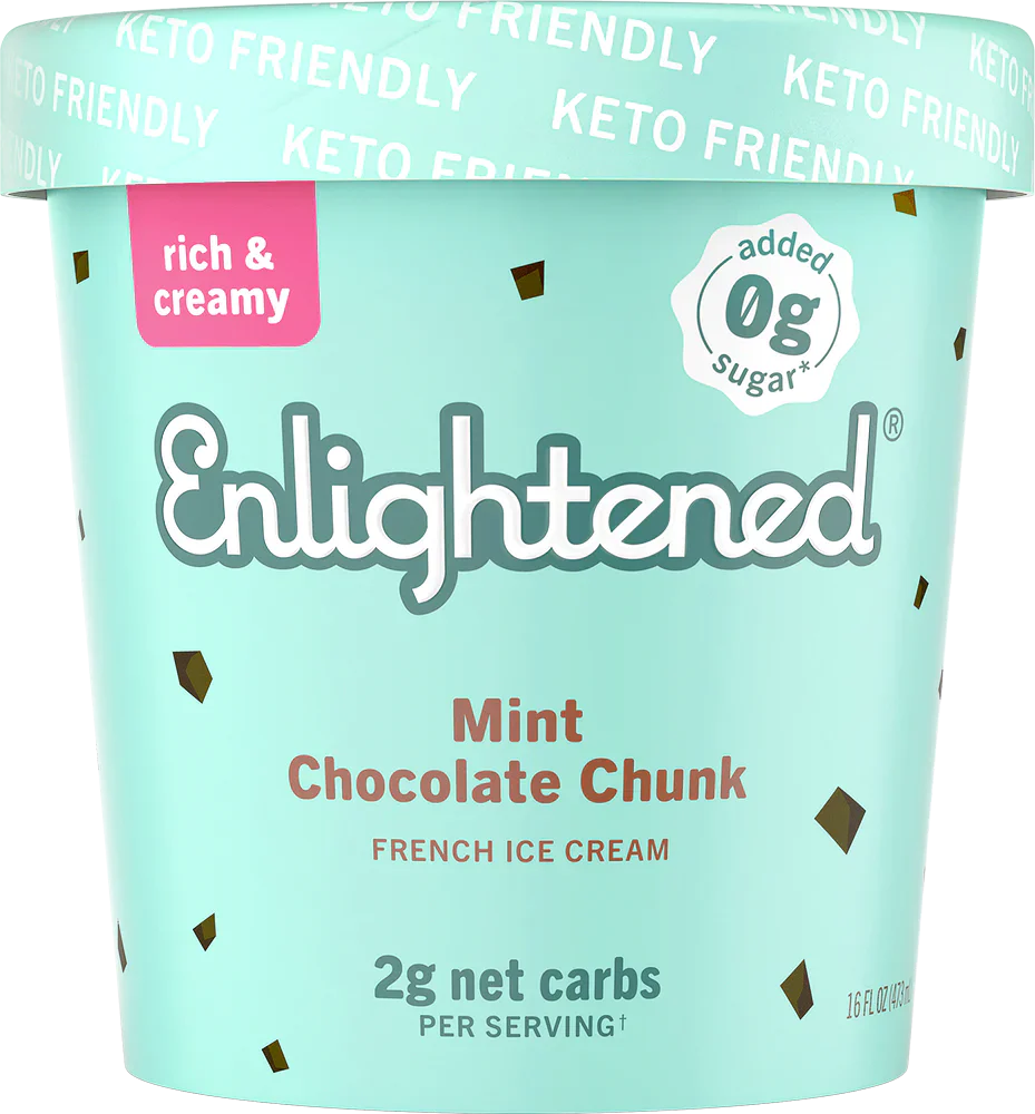 Enlightened Keto Mint Chocolate Ice Cream 473ml