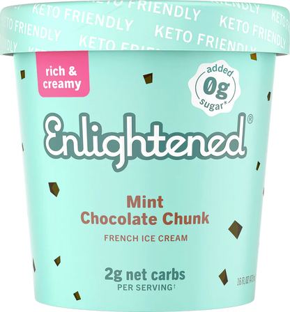 Enlightened Keto Mint Chocolate Ice Cream 473ml