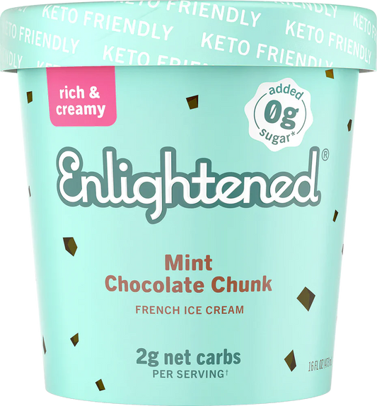 Enlightened Keto Mint Chocolate Ice Cream 473ml
