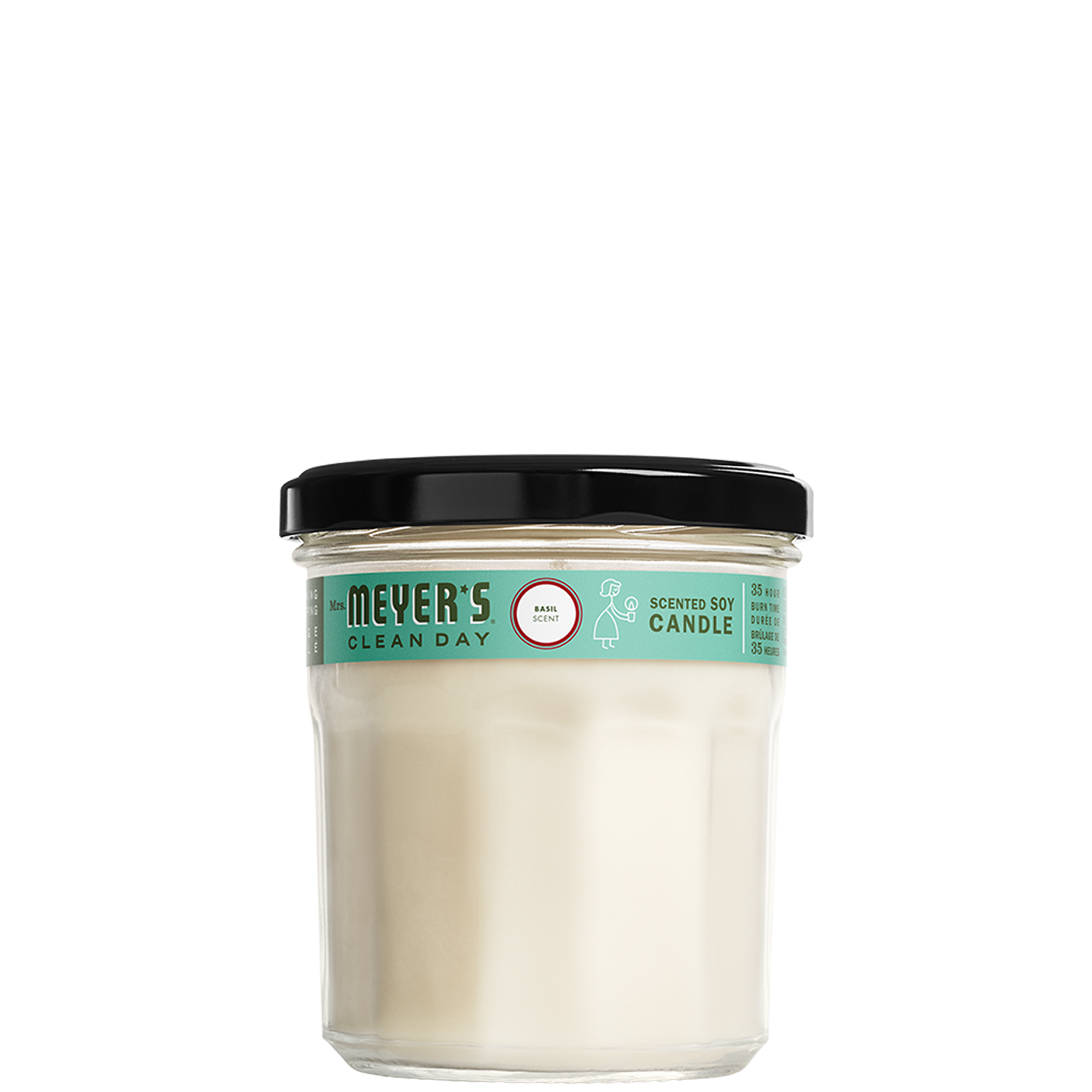 Mrs. Meyer's Large Soy Candle Basil 200gm
